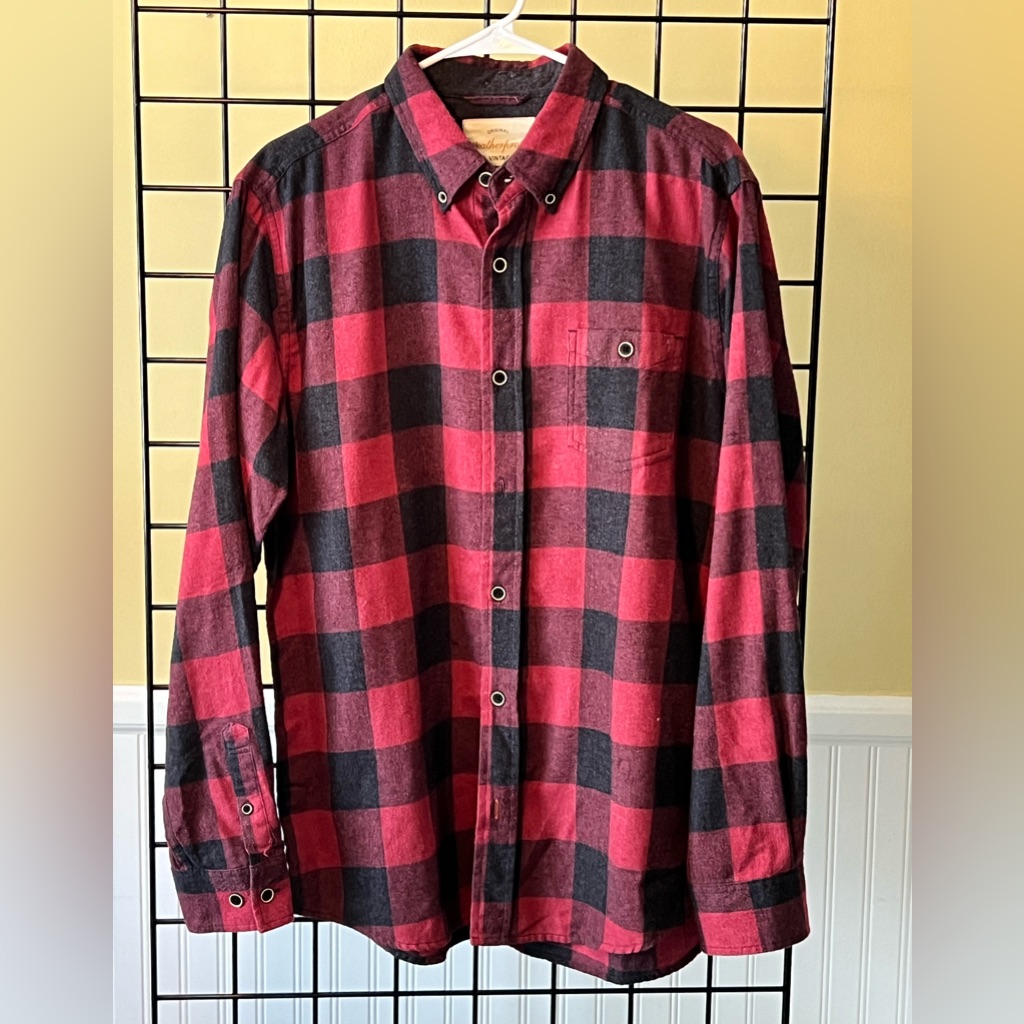 Weatherproof Buffalo Plaid Men’s Woven